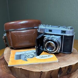 KODAK Retina IIIc Rangefinder Camera + Case + Manual